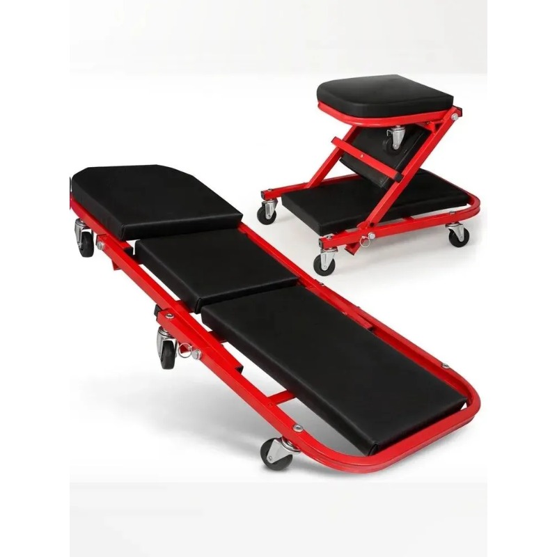 Garage Creeper Roller - Kursi Bengkel Lipat Z Creeper 2in1,