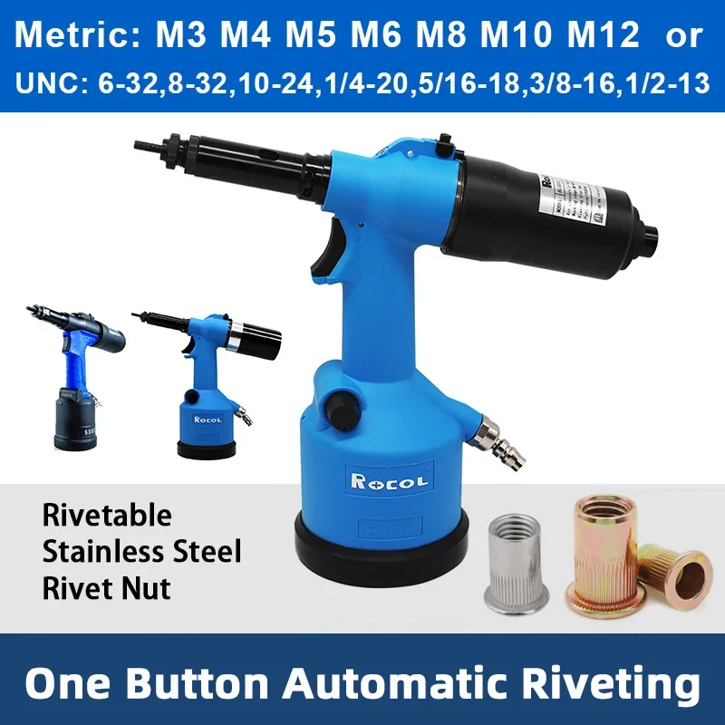 Rivet Gun Air - Mesin Tembak Paku Keling Industri Alat