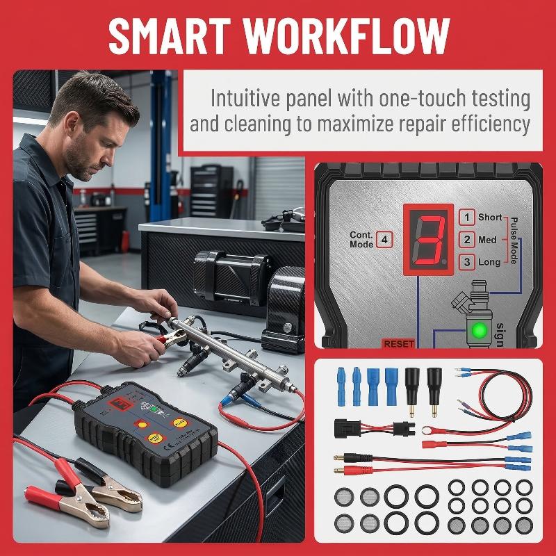 Fuel Injector Tester - Alat Penguji dan Pembersih Injektor Bahan
