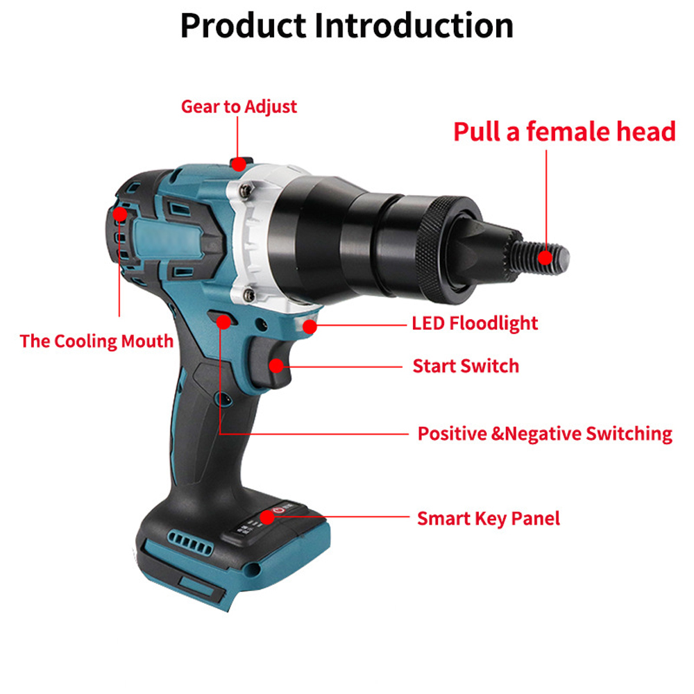 Alat Paku Keling Listrik Tanpa - Rivet Gun Air ulasan dan harga