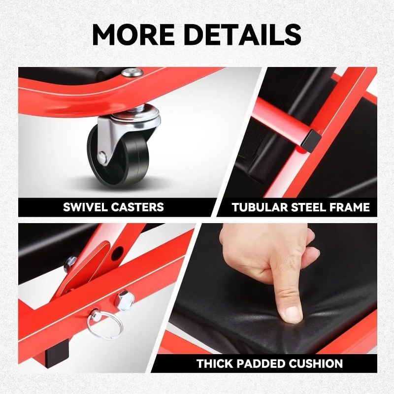 Kursi Bengkel Lipat Z Creeper  - Garage Creeper Roller ulasan dan harga
