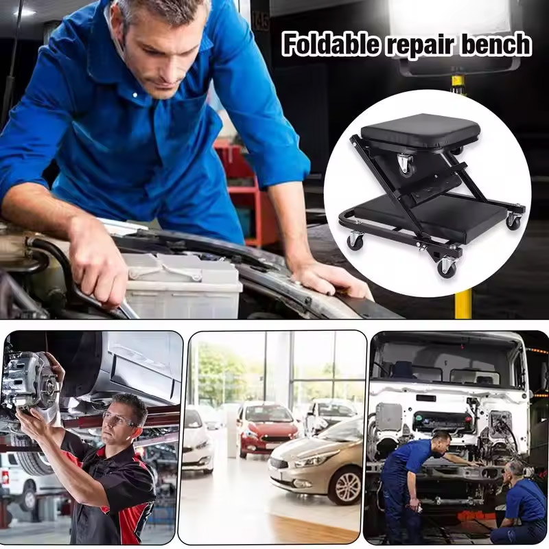 Kursi Bengkel Perawatan Mobil, - Garage Creeper Roller ulasan dan harga