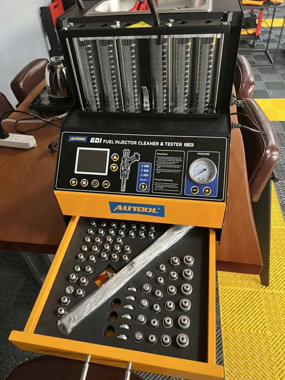 Pembersih dan Penguji Injektor - Fuel Injector Tester ulasan dan harga