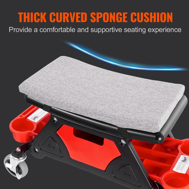 Kursi Mekanik Beroda 300 LBS d - Garage Creeper Roller ulasan dan harga